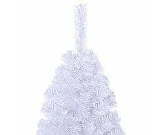 Dirbtinė Kalėdų eglutė su 150 LED Balta 150 cm PVC ir Plienas