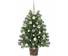 Dirbtinė Kalėdų eglutė su 150 LED s stovu Žalia 75 cm PE ir PVC