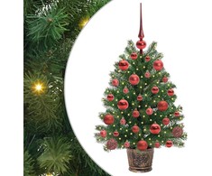 Dirbtinė Kalėdų eglutė su 150 LED s stovu Žalia 75 cm PE ir PVC