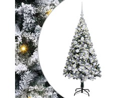 Dirbtinė Kalėdų eglutė Balta 120 cm PVC ir Plienas ir Plastikas