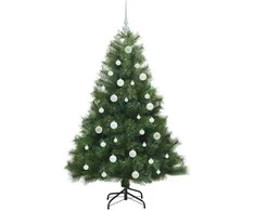 Dirbtinė Kalėdų eglutė su 150 LED Žalia 150 cm PE ir PVC