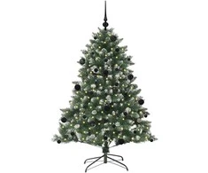 Dirbtinė Kalėdų eglutė Žalia 150 cm PVC, plastikas ir plienas