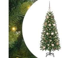 Dirbtinė Kalėdų eglutė su 150 LED Žalia 120 cm PE ir PVC