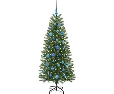 Dirbtinė Kalėdų eglutė su 150 LED Žalia 150 cm PE ir PVC