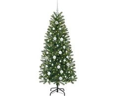 Dirbtinė Kalėdų eglutė su 150 LED Žalia 150 cm PE ir PVC