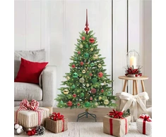 Dirbtinė Kalėdų eglutė su 150 LED Žalia 120 cm PE ir PVC