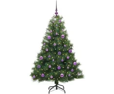 Dirbtinė Kalėdų eglutė su 150 LED Žalia 150 cm PE ir PVC