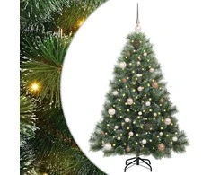 Dirbtinė Kalėdų eglutė su 150 LED Žalia 150 cm PE ir PVC