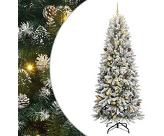Dirbtinė Kalėdų eglutė su 300 LED Balta 93 x 93 x 240 cm