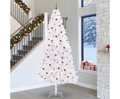 Dirbtinė Kalėdų eglutė su 300 LED Balta 300 cm PVC ir Plienas