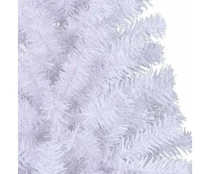 Dirbtinė Kalėdų eglutė Balta 240 cm PVC ir Plienas