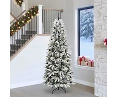 Dirbtinė Kalėdų eglutė su 300 LED s stovu Balta 240 cm