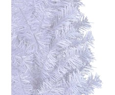 Dirbtinė Kalėdų eglutė su 300 LED Balta 240 cm PVC ir Plienas