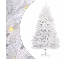 Dirbtinė Kalėdų eglutė su 300 LED Balta 270 cm PVC ir metalas