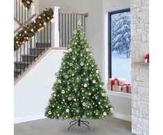 Dirbtinė Kalėdų eglutė su 300 LED Žalia 240 cm PE ir PVC