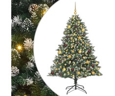 Dirbtinė Kalėdų eglutė Žalia 180 cm PVC, plastikas ir plienas