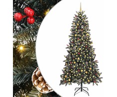 Dirbtinė Kalėdų eglutė su 300 LED Žalia 129.5 x 129.5 x 240 cm