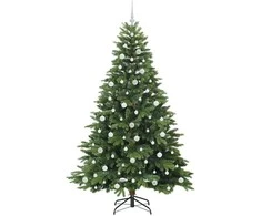 Dirbtinė Kalėdų eglutė su 300 LED Žalia 210 cm PE ir PVC