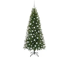 Dirbtinė Kalėdų eglutė su 300 LED Žalia 180 cm PE ir PVC