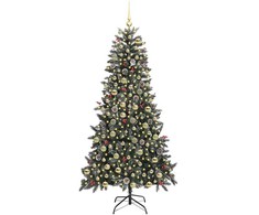 Dirbtinė Kalėdų eglutė Žalia 210 cm PVC, plastikas ir plienas