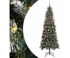 Dirbtinė Kalėdų eglutė Žalia 210 cm PVC, plastikas ir plienas