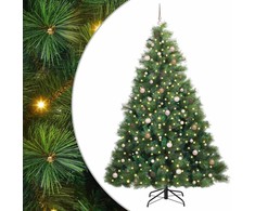 Dirbtinė Kalėdų eglutė su 300 LED Žalia 240 cm PE ir PVC