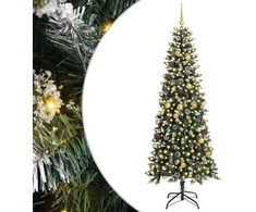 Dirbtinė Kalėdų eglutė su 300 LED Žalia 96 x 96 x 240 cm