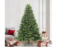 Dirbtinė Sulankstoma Kalėdų Eglutė 240 cm 300 LED Šilta balta