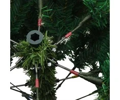 Dirbtinė Kalėdų eglutė su 300 LED Žalia 180 cm PE ir PVC