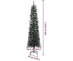 Dirbtinė Kalėdų eglutė Žalia 180 cm PVC, plastikas ir plienas