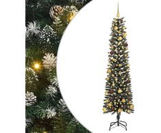 Dirbtinė Kalėdų eglutė Žalia 210 cm PVC, plastikas ir plienas