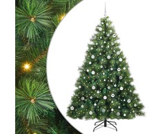 Dirbtinė Kalėdų eglutė su 300 LED Žalia 210 cm PE ir PVC