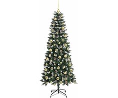 Dirbtinė Kalėdų eglutė Žalia 180 cm PVC, plastikas ir plienas