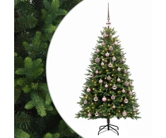 Dirbtinė Kalėdų eglutė su burbulais 120 cm 150 LED Šilta balta