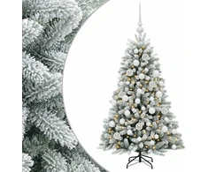Dirbtinė Kalėdų eglutė su burbulais 120 cm 150 LED Šilta balta