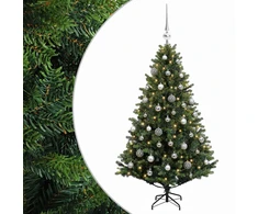 Dirbtinė Kalėdų eglutė su burbulais 120 cm 150 LED Šilta balta
