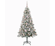 Dirbtinė Kalėdų eglutė su burbulais 120 cm 150 LED Šilta balta