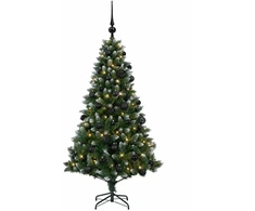 Dirbtinė Kalėdų eglutė su burbulais 120 cm 150 LED Šilta balta
