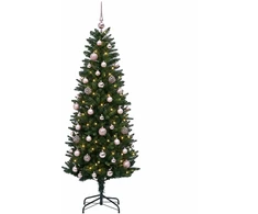 Dirbtinė Kalėdų eglutė su burbulais 120 cm 150 LED Šilta balta