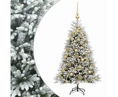 Dirbtinė Kalėdų eglutė su burbulais 120 cm 150 LED Šilta balta