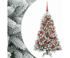 Dirbtinė Kalėdų eglutė su burbulais 120 cm 150 LED Šilta balta