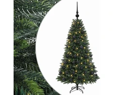 Dirbtinė Kalėdų eglutė su burbulais 120 cm 150 LED Šilta balta