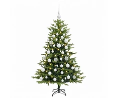 Dirbtinė Kalėdų eglutė su burbulais 120 cm 150 LED Šilta balta