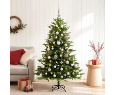 Dirbtinė Kalėdų eglutė su burbulais 120 cm 150 LED Šilta balta