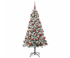 Dirbtinė Kalėdų eglutė su burbulais 120 cm 150 LED Šilta balta