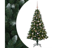 Dirbtinė Kalėdų eglutė su burbulais 120 cm 150 LED Šilta balta