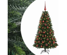 Dirbtinė Kalėdų eglutė su burbulais 120 cm 150 LED Šilta balta