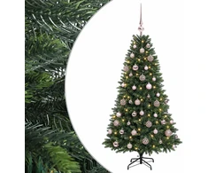 Dirbtinė Kalėdų eglutė su burbulais 120 cm 150 LED Šilta balta