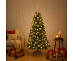Dirbtinė Kalėdų eglutė su burbulais 120 cm 150 LED Šilta balta
