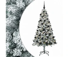 Dirbtinė Kalėdų eglutė su burbulais 120 cm 150 LED Šilta balta